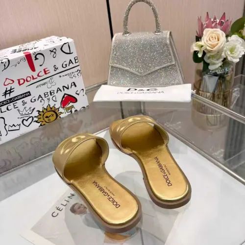 Replica Dolce & Gabbana D&G Slippers For Women #1400790 $82.00 USD for Wholesale