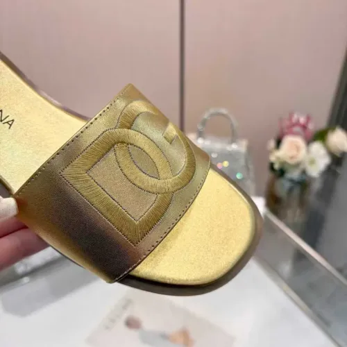 Replica Dolce & Gabbana D&G Slippers For Women #1400790 $82.00 USD for Wholesale