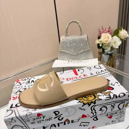 Replica Dolce & Gabbana D&G Slippers For Women #1400791 $82.00 USD for Wholesale