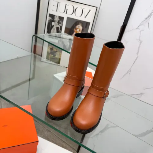Replica Hermes Boots For Women #1400802 $160.00 USD for Wholesale