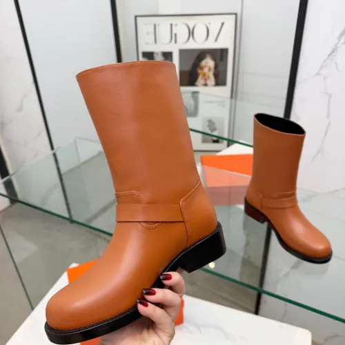 Replica Hermes Boots For Women #1400802 $160.00 USD for Wholesale