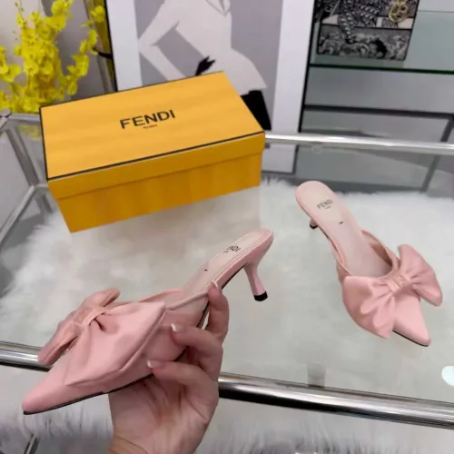 Replica Fendi Slippers For Women #1400810 $88.00 USD for Wholesale