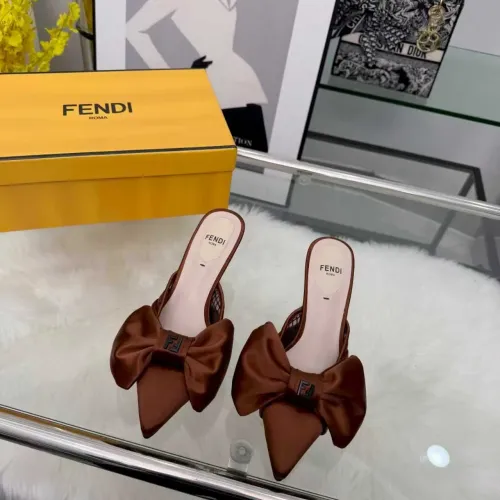 Replica Fendi Slippers For Women #1400811 $88.00 USD for Wholesale