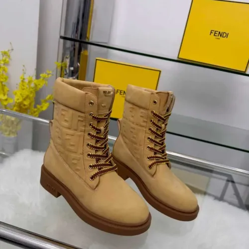 Replica Fendi Fashion Boots For Women #1400816 $125.00 USD for Wholesale