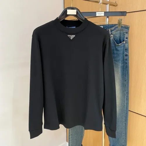 Prada T-Shirts Long Sleeved For Unisex #1400847 $76.00 USD, Wholesale Replica Prada T-Shirts