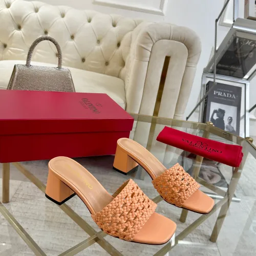 Replica Valentino Slippers For Women #1400855 $85.00 USD for Wholesale