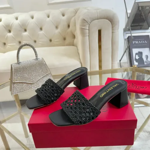 Valentino Slippers For Women #1400857 $85.00 USD, Wholesale Replica Valentino Slippers