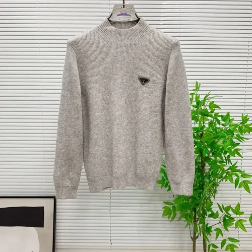 Prada Sweaters Long Sleeved For Unisex #1400913 $100.00 USD, Wholesale Replica Prada Sweaters