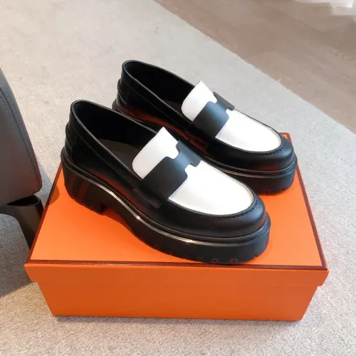 Hermes Leather Shoes For Women #1400934 $112.00 USD, Wholesale Replica Hermes Leather Shoes