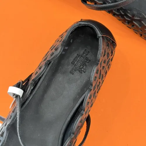 Replica Hermes Flat Shoes For Women #1400940 $112.00 USD for Wholesale