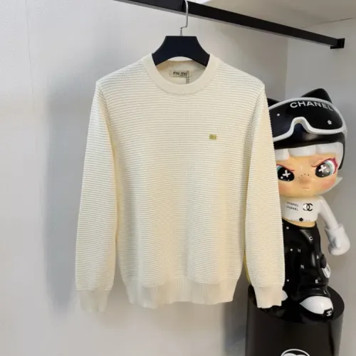 MIU MIU Sweaters Long Sleeved For Unisex #1400947
