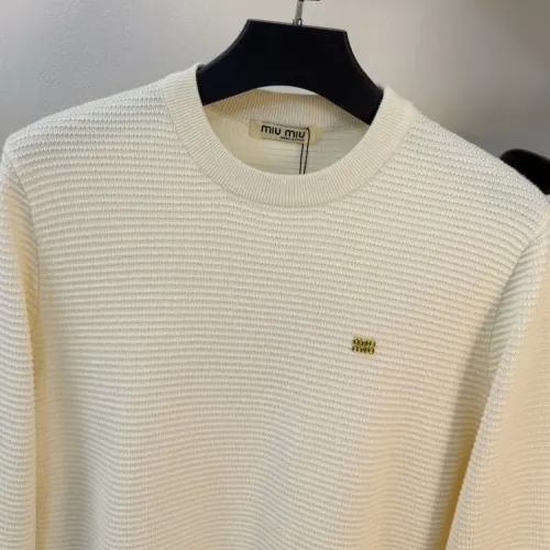 Replica MIU MIU Sweaters Long Sleeved For Unisex #1400947 $100.00 USD for Wholesale