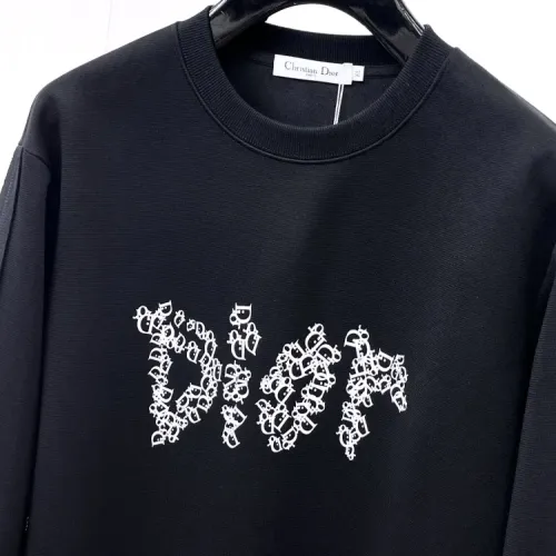 Replica Christian Dior Hoodies Long Sleeved For Unisex #1400999 $98.00 USD for Wholesale