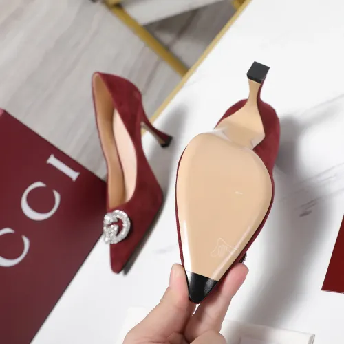 Replica Gucci High-Heeled Shoes For Women #1401083 $112.00 USD for Wholesale