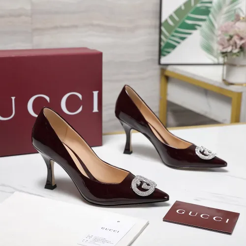 Replica Gucci High-Heeled Shoes For Women #1401116 $112.00 USD for Wholesale