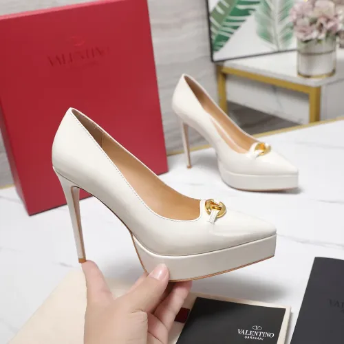 Replica Valentino High-Heeled Shoes For Women #1401127 $125.00 USD for Wholesale