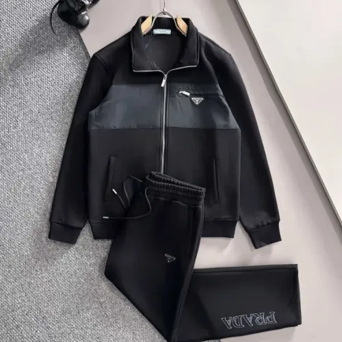 Prada Tracksuits Long Sleeved For Men #1401137 $125.00 USD, Wholesale Replica Prada Tracksuits