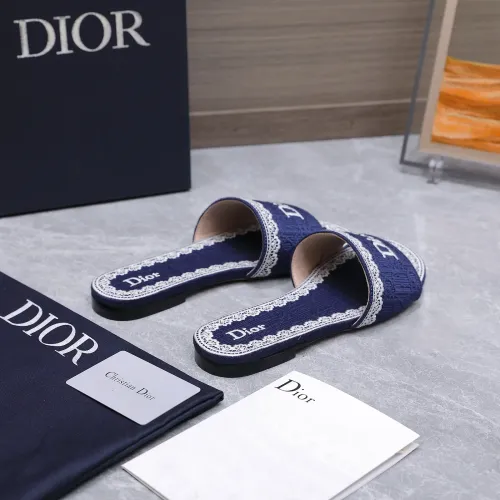 Replica Christian Dior Slippers For Women #1401140 $92.00 USD for Wholesale