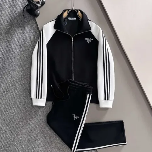 Prada Tracksuits Long Sleeved For Men #1401141 $125.00 USD, Wholesale Replica Prada Tracksuits