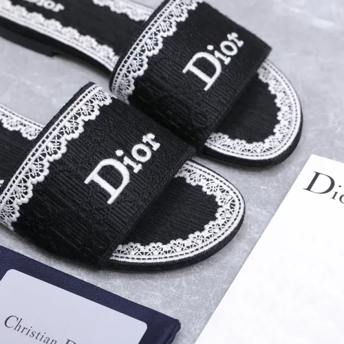 Replica Christian Dior Slippers For Women #1401143 $92.00 USD for Wholesale