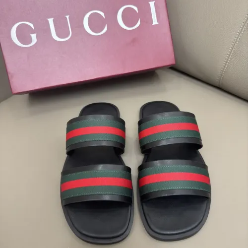 Replica Gucci Slippers For Men #1401155 $64.00 USD for Wholesale