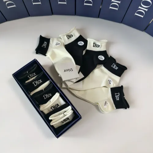 Replica Christian Dior Socks #1401174 $29.00 USD for Wholesale