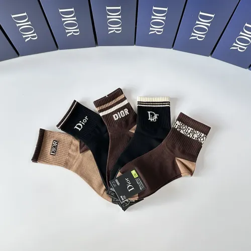 Replica Christian Dior Socks #1401183 $27.00 USD for Wholesale