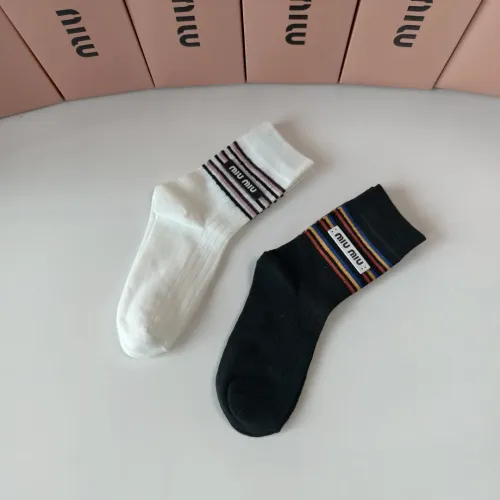Replica MIU MIU Socks #1401188 $29.00 USD for Wholesale