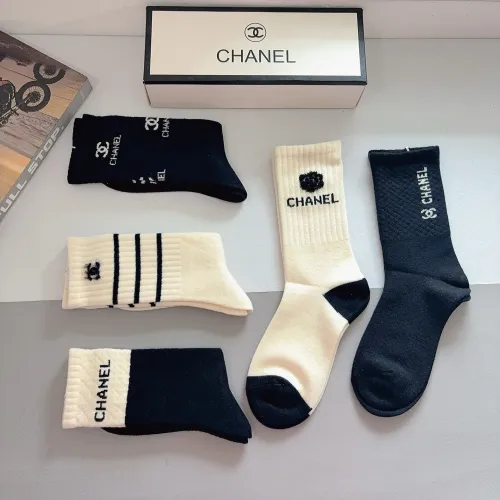 Replica Chanel Socks #1401201 $29.00 USD for Wholesale