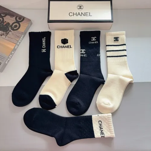 Replica Chanel Socks #1401201 $29.00 USD for Wholesale