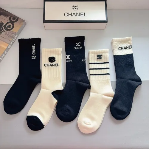 Replica Chanel Socks #1401201 $29.00 USD for Wholesale