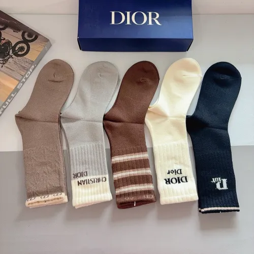 Replica Christian Dior Socks #1401205 $29.00 USD for Wholesale