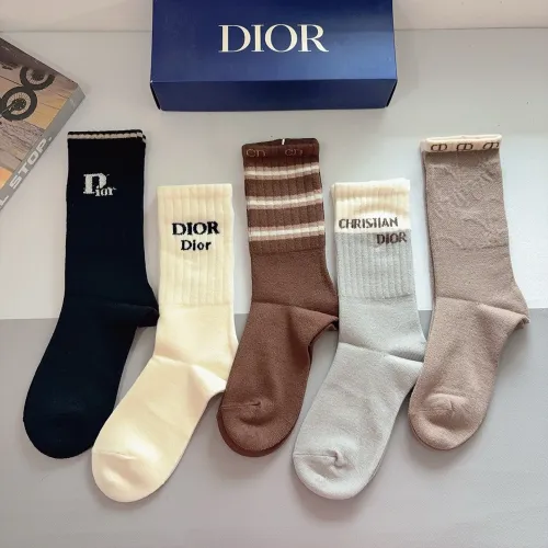Replica Christian Dior Socks #1401205 $29.00 USD for Wholesale