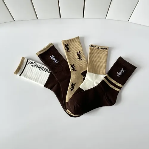 Replica Yves Saint Laurent YSL Socks #1401213 $29.00 USD for Wholesale