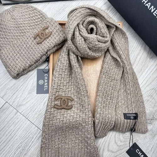 Replica Chanel Hat and Scarf Set #1401276 $52.00 USD for Wholesale