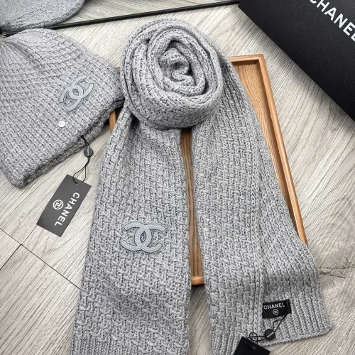 Replica Chanel Hat and Scarf Set #1401277 $52.00 USD for Wholesale