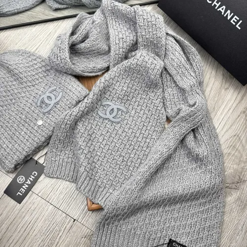 Replica Chanel Hat and Scarf Set #1401277 $52.00 USD for Wholesale