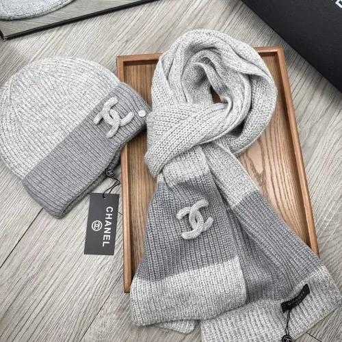 Replica Chanel Hat and Scarf Set #1401282 $52.00 USD for Wholesale