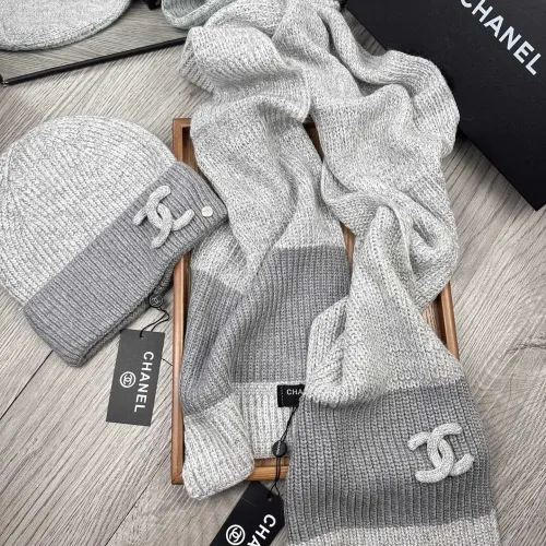 Replica Chanel Hat and Scarf Set #1401282 $52.00 USD for Wholesale