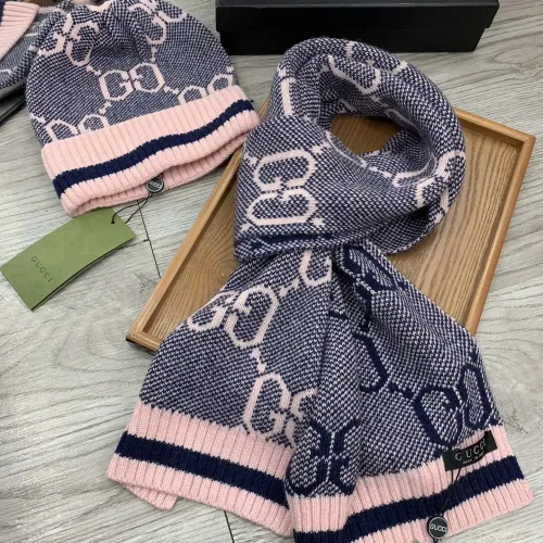 Replica Gucci Hat and Scarf Set #1401302 $52.00 USD for Wholesale