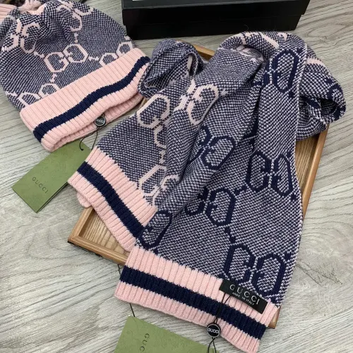 Replica Gucci Hat and Scarf Set #1401302 $52.00 USD for Wholesale