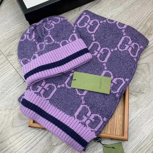 Gucci Hat and Scarf Set #1401303