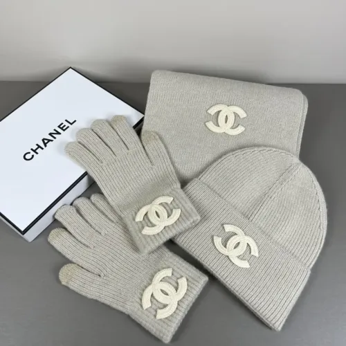 Replica Chanel Hat and Scarf and Glove Set #1401310 $52.00 USD for Wholesale