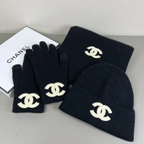 Replica Chanel Hat and Scarf and Glove Set #1401313 $52.00 USD for Wholesale