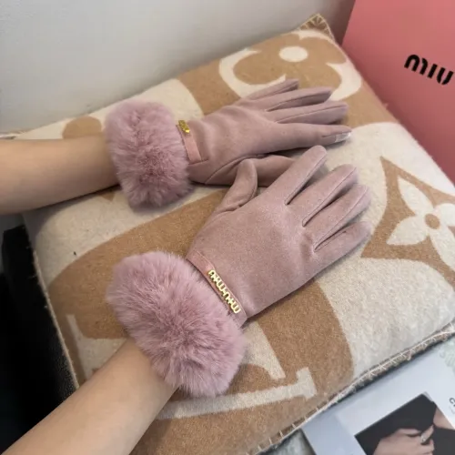 Replica MIU MIU Gloves For Women #1401330 $39.00 USD for Wholesale