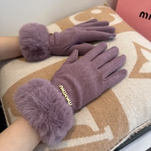 Replica MIU MIU Gloves For Women #1401331 $39.00 USD for Wholesale