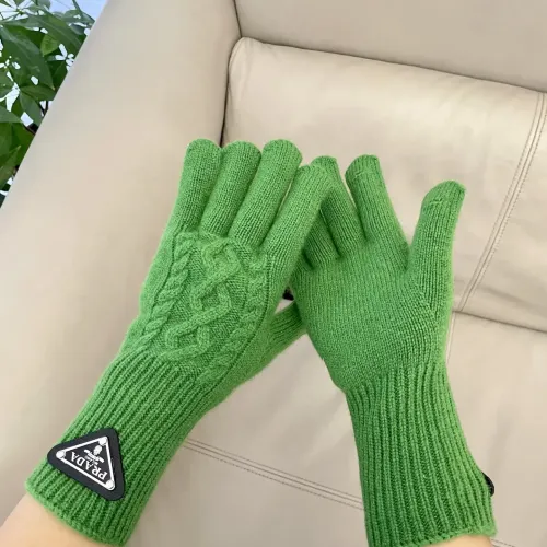 Replica Prada Gloves #1401348 $40.00 USD for Wholesale
