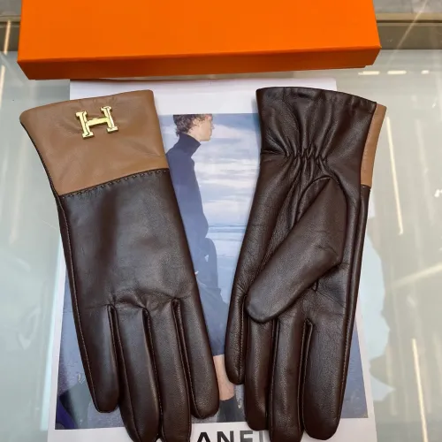 Replica Hermes Gloves For Women #1401365 $60.00 USD for Wholesale