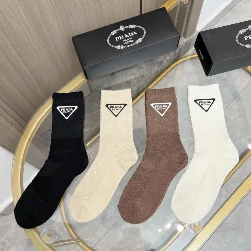 Prada Socks #1401476 $34.00 USD, Wholesale Replica Prada Socks
