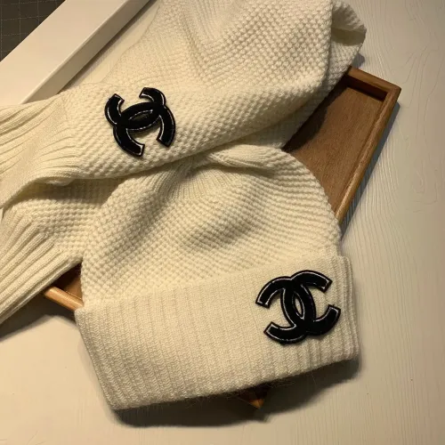 Replica Chanel Hat and Scarf Set #1401865 $52.00 USD for Wholesale
